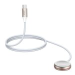 Joyroom wireless apple watch charger all series with type - c cable 1. 2m, 3. 5w, white (s - iw011)
