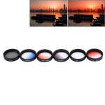 Junestar 6 en 1 proffesional 34mm filtre d objectif (cpl + uv + gradual red + gradual orange + gradual ... Junestar 6 en 1 proffesional 34mm filtre d objectif (cpl + uv + gradual red + gradual orange + gradual ...