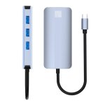 Junsunmay 6 en 1 type - c vers 4k hdmi + 1000m rj45 adaptateur de station d'accueil pour concentrateur ...