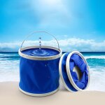 Kaneed seau d'eau pratique pliable et évolutif en tissu oxford de 11 litres / 2, 9 gallons pour le camping ... Kaneed seau d'eau pratique pliable et évolutif en tissu oxford de 11 litres / 2, 9 gallons pour le camping ...