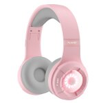 Ke25 rgb light casque st�r�o sans fil bluetooth pour musique (rose)