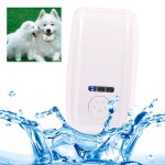 Kh - 909 universel ipx6 tracker gps imperm�able pour pet / kid / les personnes �g�es (blanc + bleu)