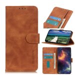 Khazneh rtro texture pu + tpu horizontal horizontal horizan coffret avec porte - carte et portefeuille ...