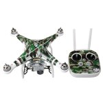 Kit camouflage 4d imitation carbone fibre pvc autocollant r�sistance kit pour dji phantom 3 quadcopter ...