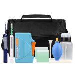 Kit d'outils de nettoyage de fibres optiques 10 en 1, stylo de nettoyage de fibres de 1. 25 / 2. 5mm