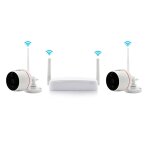 Kit sans fil d int�rieur d int�rieur d appareil - photo d ip ir de s�curit� de 4ch hd 1080p, vision nocturne ...