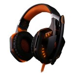 Kotion chaque g2000 sur - oreille jeu gaming casque casque couteur bandeau avec micro basse stro led ...