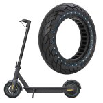 Pour kugoo m4 scooter lectrique 10 pouces gonflable nid d'abeille solide pneu  plat (fente 36mm bleu) ...