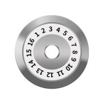 Lame en acier de tungstne de remplacement de couteau de coupe de fiber optique de surface rotative de ...