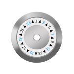 Lame en acier de tungstne de remplacement de couteau de coupe de fiber optique de surface rotative de ...