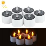 Lampe de bougie d énergie solaire de 6 pcs, lumière blanche chaude de nuit d atmosphère d économie d ... Lampe de bougie d énergie solaire de 6 pcs, lumière blanche chaude de nuit d atmosphère d économie d ...