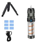 Lampe de camping anti - moustique led 3 en 1, lumire magntique pour tente extrieure (ah06)