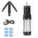 Lampe de camping anti - moustique led 3 en 1, lumière magnétique pour tente extérieure (w8122 noir) Lampe de camping anti - moustique led 3 en 1, lumière magnétique pour tente extérieure (w8122 noir)