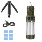 Lampe de camping anti - moustiques led 3 en 1, lumière magnétique pour tente extérieure (w8122 vert) Lampe de camping anti - moustiques led 3 en 1, lumière magnétique pour tente extérieure (w8122 vert)