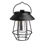 Lampes de camping suspendues en plein air clairage de tente lumires d'ambiance (poigne noire)