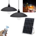Lampe murale de jardin solaire extrieur tanche double couleur rverbre tlcommand intelligent, style: ...