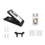 Lampe solaire extrieure  pince led lampe de jardin de cour applique murale  induction humaine lumire ...