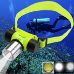 Lampe torche de plongée 30m phare, mode cree t6 3 zoom led forte lumière Lampe torche de plongée 30m phare, mode cree t6 3 zoom led forte lumière