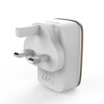 Ldnio a2204 2 en 1 12w double interface usb chargeur de voyage chargeur de t�l�phone portable avec c�ble ...