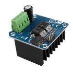 Ldtr - wg0247 h - bridge pwm semiconductor double bts7960b dc 43a pilote de moteur pas  pas (bleu)