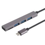 Lecteur de carte t - 809b tf + 3 x ports usb 3. 0 au convertisseur de concentrateur usb - c / type - ...