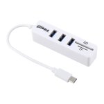 Lecteur de cartes sd et tf 2 en 1 + 3 x ports usb pour convertisseur de concentrateur usb - c / type ...