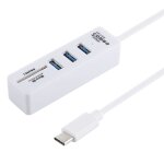 Lecteur de cartes tf / sd 2 en 1 + 3 x ports usb 3. 0 au convertisseur de concentrateur usb - c / type ...