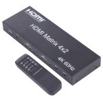 Sélecteur / répartiteur matriciel hdmi 4x2 avec télécommande, prise en charge arc / mhl / 4kx2k / 3d, ... Sélecteur / répartiteur matriciel hdmi 4x2 avec télécommande, prise en charge arc / mhl / 4kx2k / 3d, ...