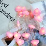 Led fairy lights love heart lantern navidad string lights �clairage de vacances chambre � coucher home ...
