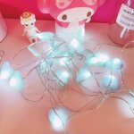 Led fairy lights love heart lantern navidad string lights �clairage de vacances chambre home decoracion ...