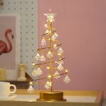 Led en fer forg veilleuse cristal arbre de nol lumire chambre dcoration petite lampe de table