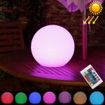 Leh - 42321 30cm boule ronde lampe solaire d énergie, jardin flottant changeant la lumière colorée de ... Leh - 42321 30cm boule ronde lampe solaire d énergie, jardin flottant changeant la lumière colorée de ...
