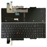 Pour lenovo thinkpad t15p gen 1 20tn 20tm us version clavier d'ordinateur portable rétro - éclairé Pour lenovo thinkpad t15p gen 1 20tn 20tm us version clavier d'ordinateur portable rétro - éclairé