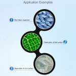 Lentille de microscope industriel waveshare 100x, monture c / cs, pour camra raspberry pi hq (24229) ...