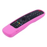 Pour lg mr21ga / mr21gc 2pcs télécommande étui en silicone (rose) Pour lg mr21ga / mr21gc 2pcs télécommande étui en silicone (rose)