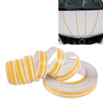 Ligne de bande de bande d�corative auto - adh�sive de voiture de 12mm � 9. 8m (jaune)