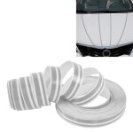 Ligne de ruban de bande d�corative auto - adh�sive de voiture de 12mm � 9. 8m (argent)