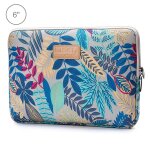Lisen 6, 0 pouces case � manches color�es feuilles de fermeture � glissi�re porte - documents de transport ...