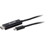 Lmp cble usb - c vers hdmi 2. 0 4k  60hz 1, 8 m noir