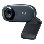 Logitech hd webcam c310 appel vido hd 720p simple et clair (noir)