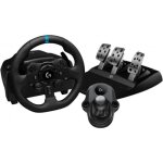Logitech racing wheel g923 se trueforce with pedals and shifter (6 speed) for pc, ps5, ps4, black eu ...