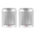 Lot de 2 filtres anti - poussi�re pour s�che - cheveux dyson hd01 / hd03 / hd08 (argent)