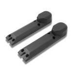Lot de 2 housses de roue avant pour trottinette lectrique kugoo 8 pouces (noir)