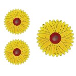 Lot de 3 autocollants anti - mouches pour fen�tre, papier insecticide, pi�ges � insectes collants