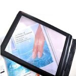 Loupe de lecture a4 en pvc souple, loupe 3x pleine page Loupe de lecture a4 en pvc souple, loupe 3x pleine page