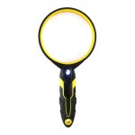 Loupe portative de lecture de lentille en verre optique ch2050 10x avec lumière led Loupe portative de lecture de lentille en verre optique ch2050 10x avec lumière led