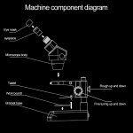 Loupe de soudure binoculaire hd 7  45 fois avec microscope  zoom continu