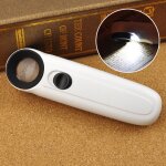 Loupe de style 40x  main avec lumire  2 del