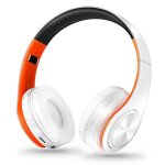 Lpt660 stereo bluetooth casque bluetooth mp3, support 32 go de carte tf et 3, 5 mm aux (orange blanche) ... Lpt660 stereo bluetooth casque bluetooth mp3, support 32 go de carte tf et 3, 5 mm aux (orange blanche) ...