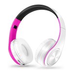 Lpt660 stereo bluetooth casque bluetooth mp3, support 32 go de carte tf et 3, 5 mm aux (rose blanche) ... Lpt660 stereo bluetooth casque bluetooth mp3, support 32 go de carte tf et 3, 5 mm aux (rose blanche) ...